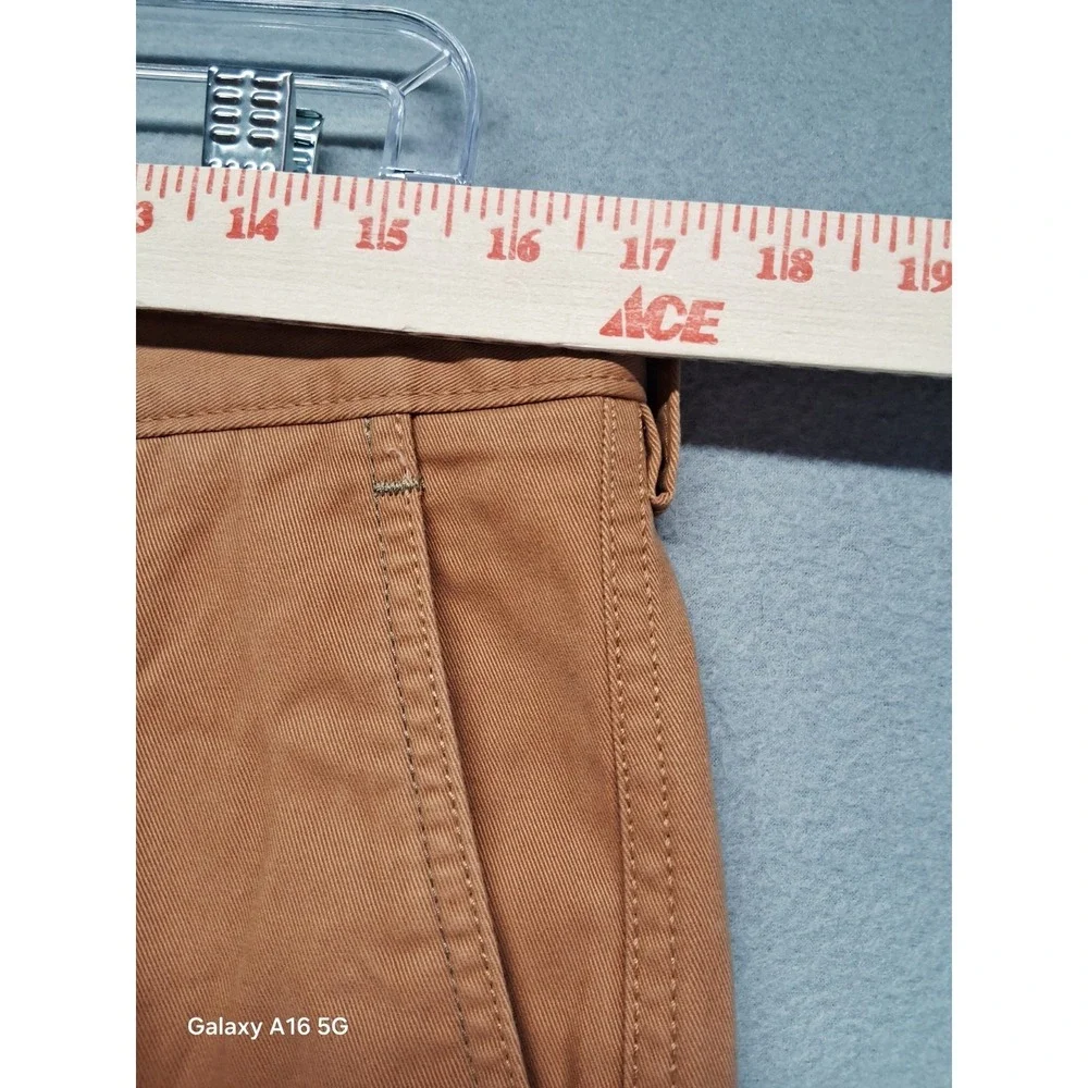 NWT Life Khaki Men's Brown Pants Relaxed Fit Straight Size‎ 34X32